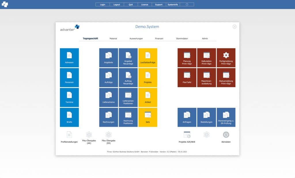 advanter Dashbooard advanter Dashboard